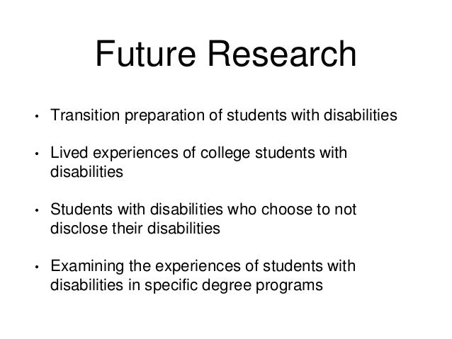 Dissertation learning disabilities